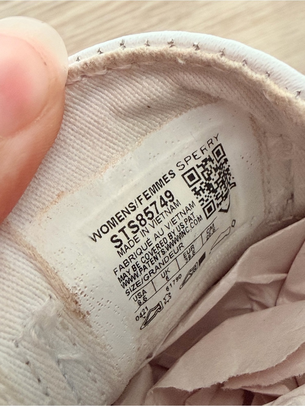 Sperry Pier Wave LTT Leather Sneakers White Lace Up Shoes 8.5 - Picture 10 of 10